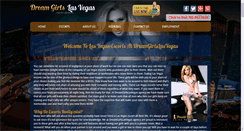 Desktop Screenshot of dreamgirlslasvegas.com